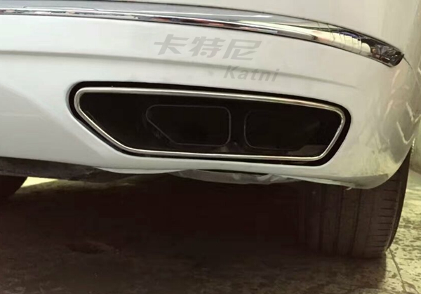 成都奧迪A8L改裝W12排氣尾喉后唇