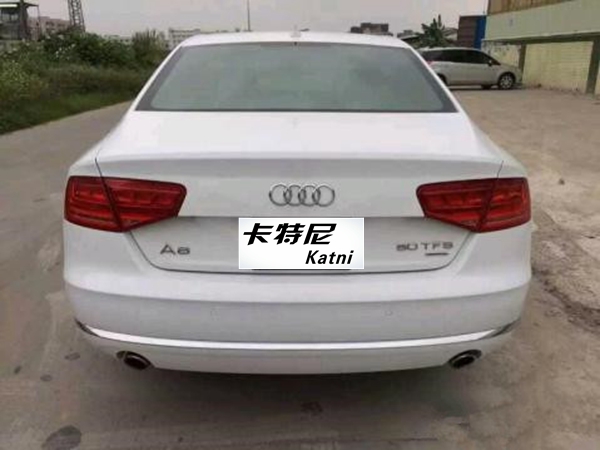 奧迪A8L改裝W12排氣尾喉后唇