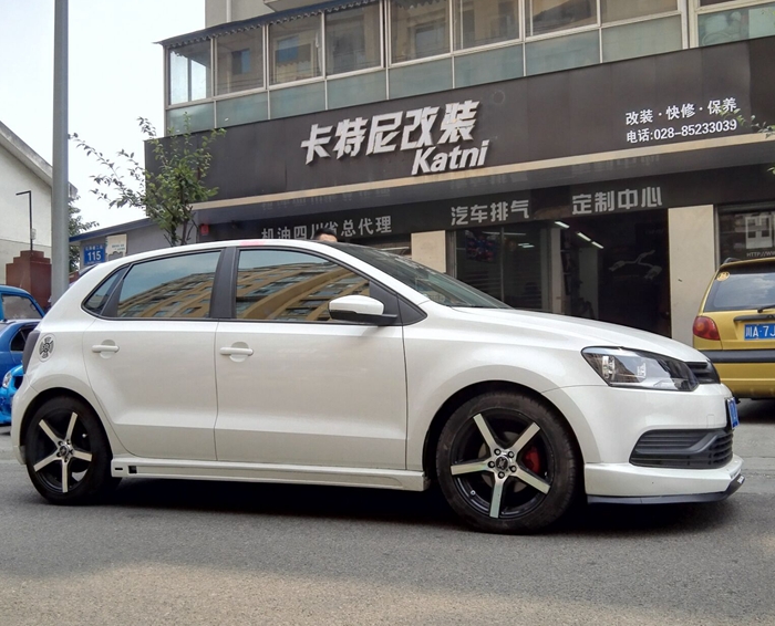 大眾POLO改EDDY短彈簧
