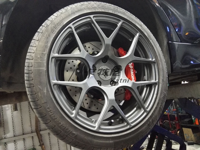 寶馬328i改裝AP前6后4剎車