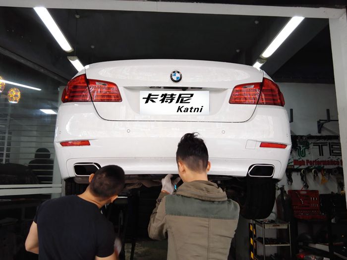 寶馬525改裝535雙邊排氣