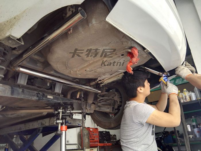 長(zhǎng)安逸動(dòng)改裝雙邊排氣管