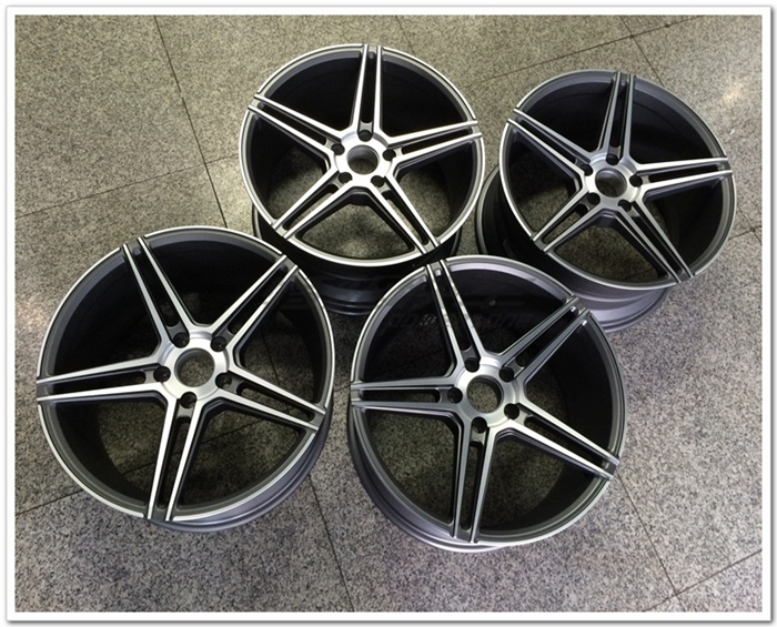 成都奧迪A4L汽車EZ恩佐輪轂改裝