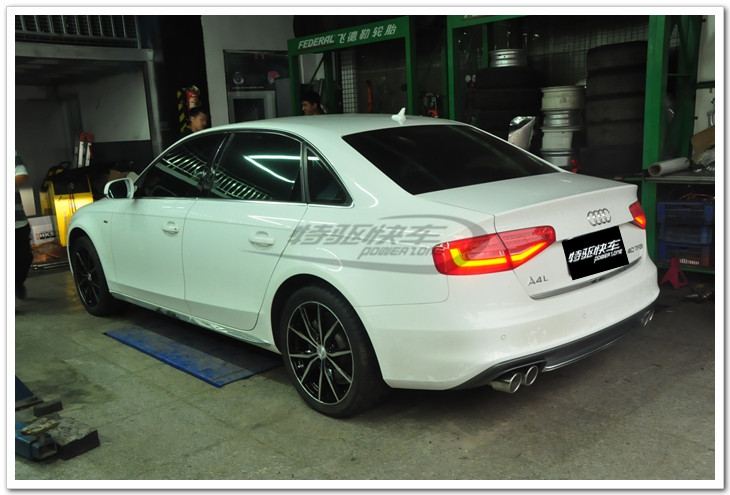 成都汽車改裝新款?yuàn)W迪A4L汽車排氣改裝