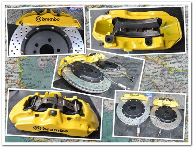 意大利Brembo前輪6活塞剎車