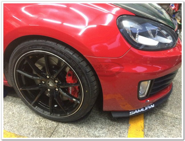 高爾夫GTI改裝TEIN避震AP RACING剎車套裝