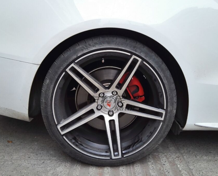 奧迪S5改裝后輪剎車(chē)加大碟