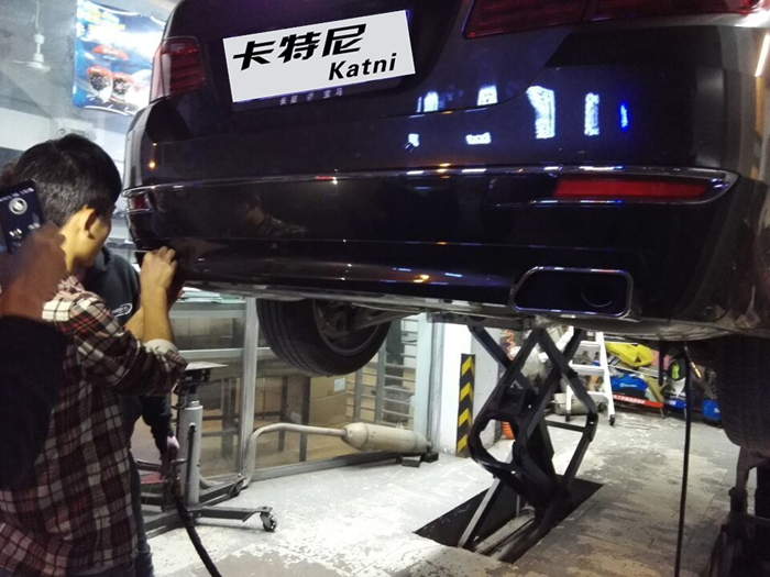 寶馬525改裝535排氣管