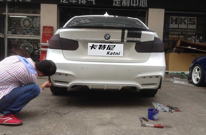 寶馬F30新3系328改裝M3大包圍