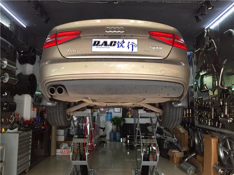 奧迪A4L改裝MIX中尾段四出閥門排氣BMC風(fēng)格