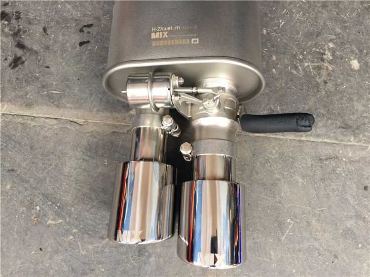 奧迪A4L改裝MIX中尾段四出閥門排氣BMC風(fēng)格