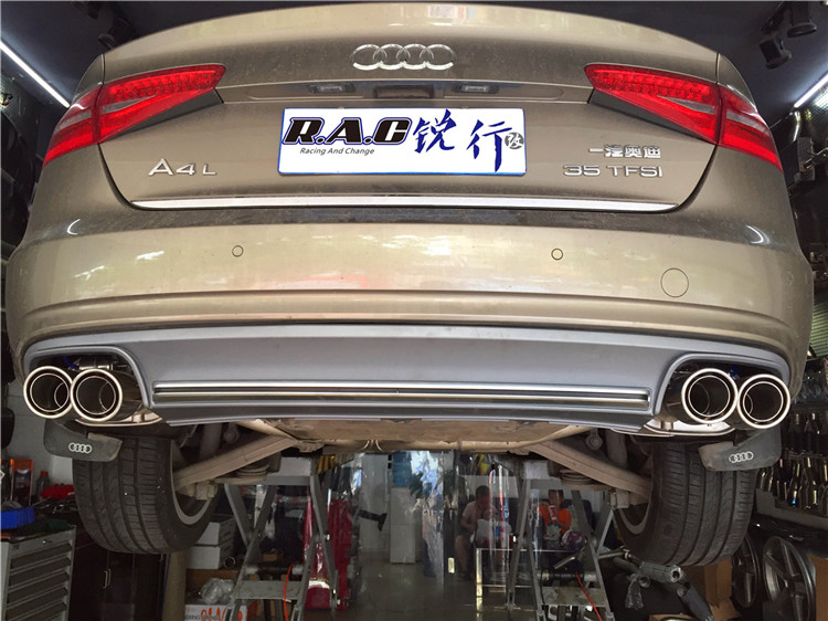 奧迪A4L改裝MIX中尾段四出閥門排氣BMC風(fēng)格