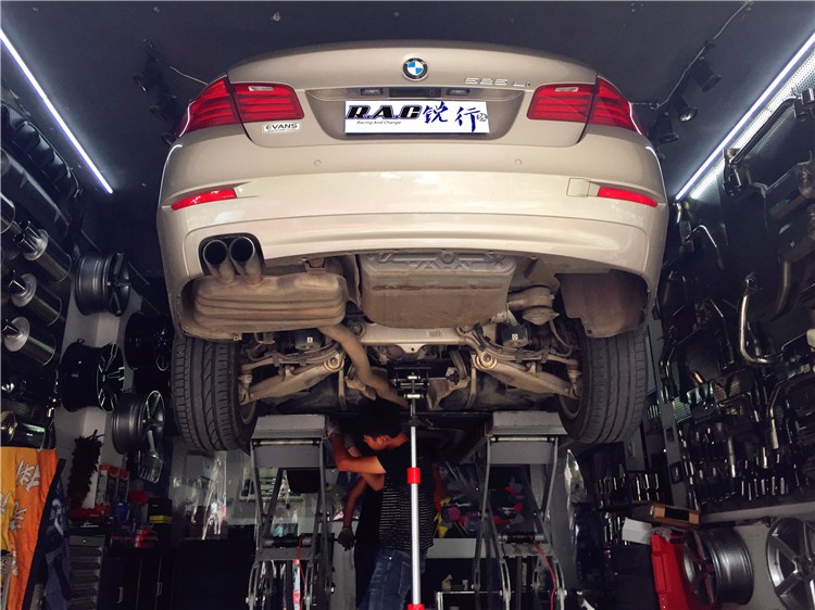 寶馬525改裝535款雙邊方口原廠(chǎng)排氣