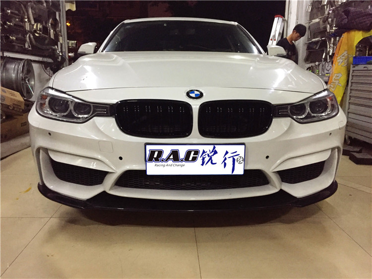 寶馬320改裝MP尾段排氣M3前杠MP后杠側裙碳纖尾翼HSR頭段