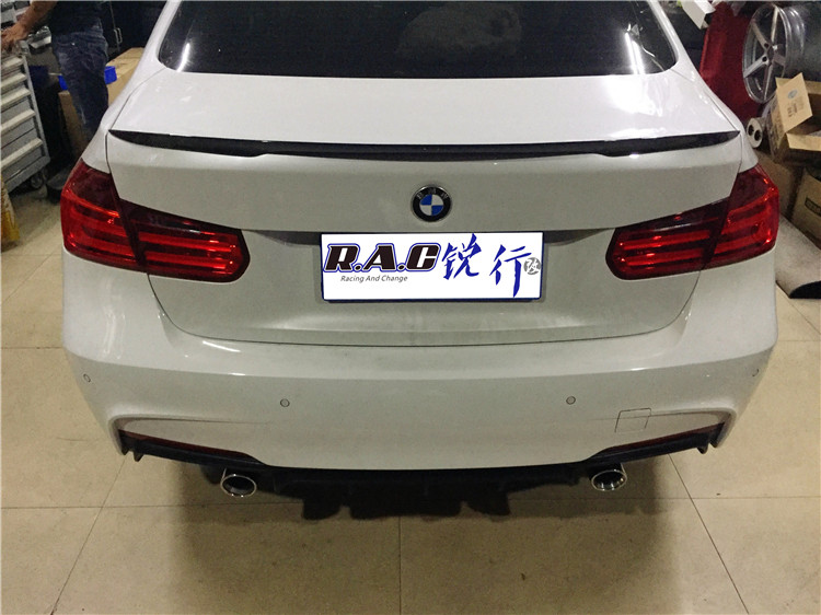 寶馬320改裝MP尾段排氣M3前杠MP后杠側裙碳纖尾翼HSR頭段