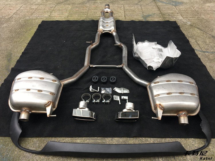 成都寶馬528GT改裝雙邊排氣管