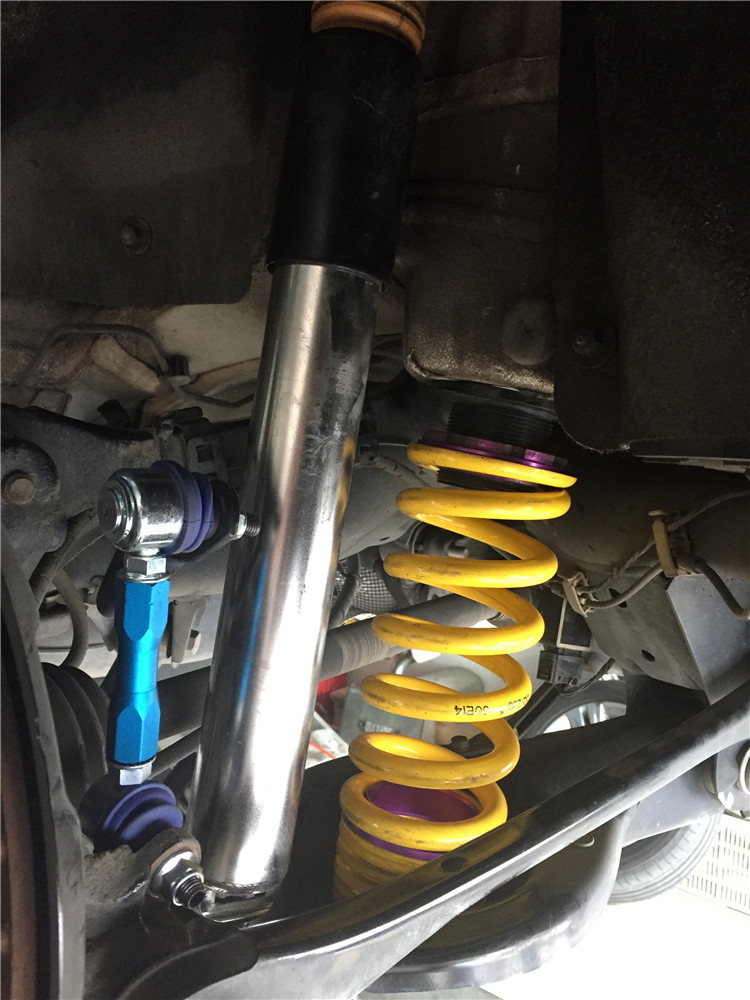 寶馬320改裝KW避震MT包圍全車拉絲鈦車身膜