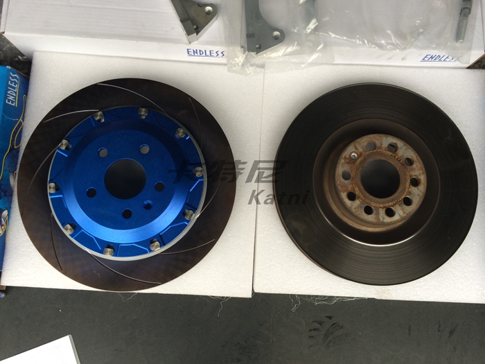 大眾R36剎車改裝Endless六活塞剎車