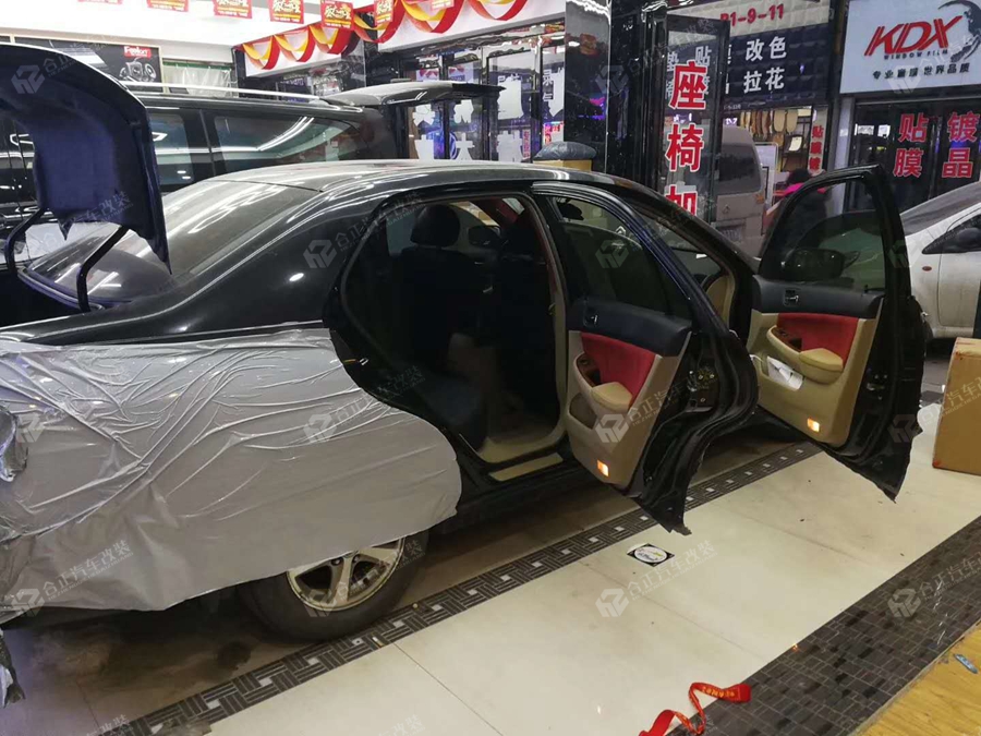 七代雅閣頂棚、A、B、C柱酒紅色翻毛皮包覆，全車(chē)座椅包覆 (3).jpg