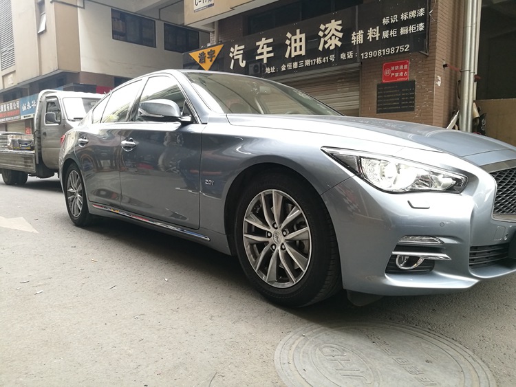 成都英菲尼迪Q50L避震改裝EIBACH短彈簧