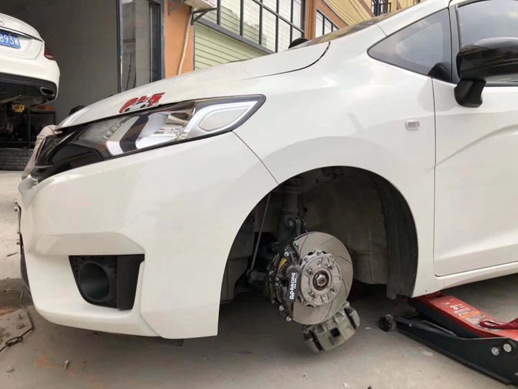 成都飛度GK5改裝AP9444剎車套件