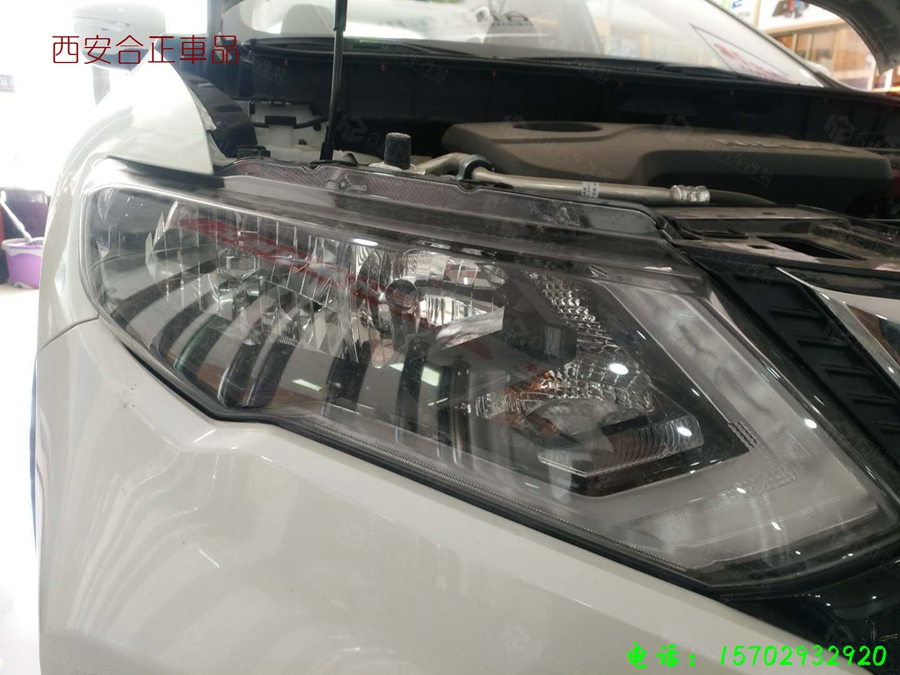 17款尼桑奇駿改大燈總成
