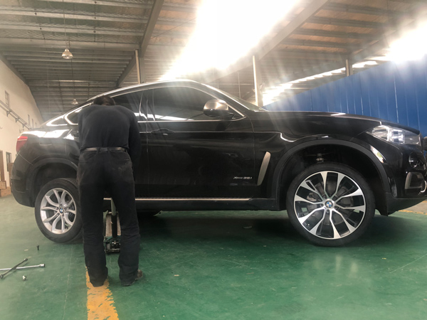 寶馬x6原車19寸輪轂與21寸鍛造輪轂