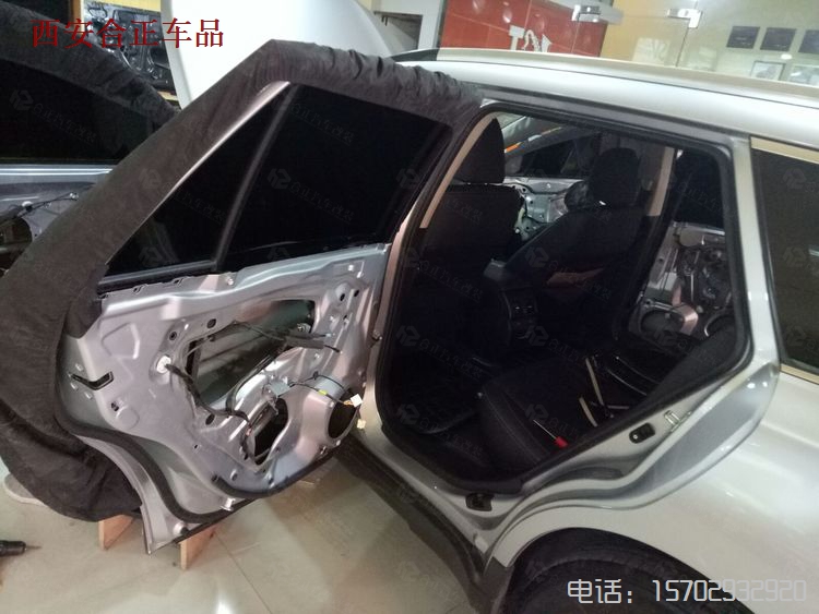 斯巴魯音響改裝左后門(mén)