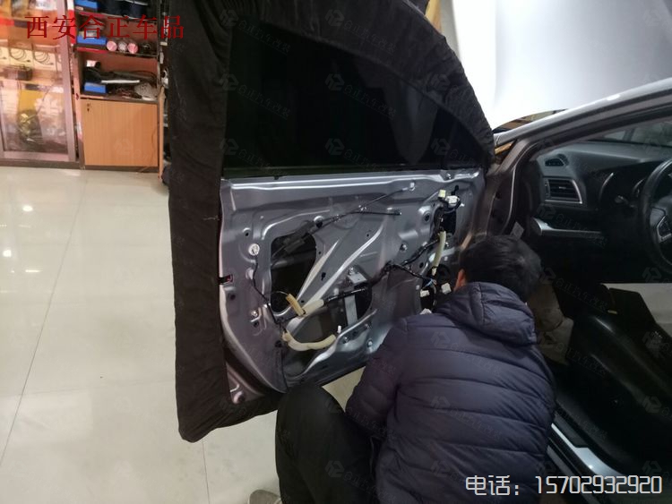 斯巴魯音響改裝左前門(mén)