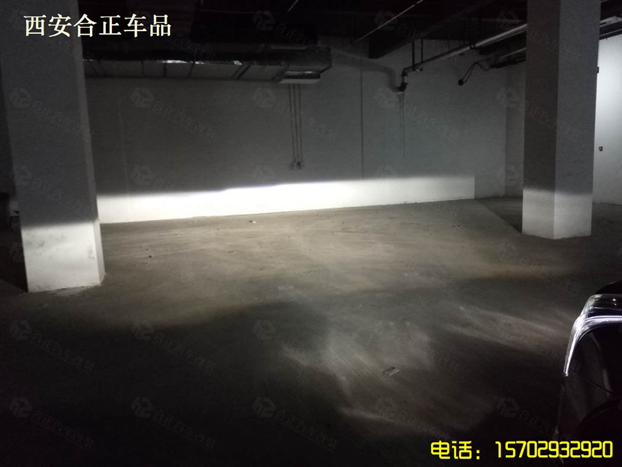 凱迪拉克大燈改完近光效果