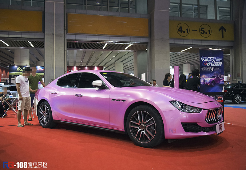 車身改色貼膜,瑪莎拉蒂汽車車身改色,英國RG瑞集汽車車身改色貼膜,汽車改色貼膜,汽車改色