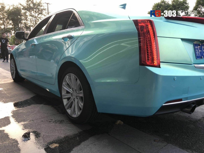 凱迪拉克ATS汽車改色,凱迪拉克改色貼膜,車身改色,汽車改色加盟,RG瑞集改色貼膜,汽車改色培訓(xùn)