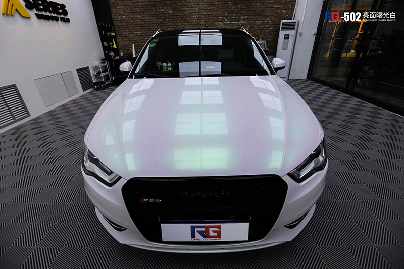車身改色貼膜,奧迪汽車車身改色,英國RG瑞集汽車車身改色貼膜,汽車改色貼膜,汽車改色