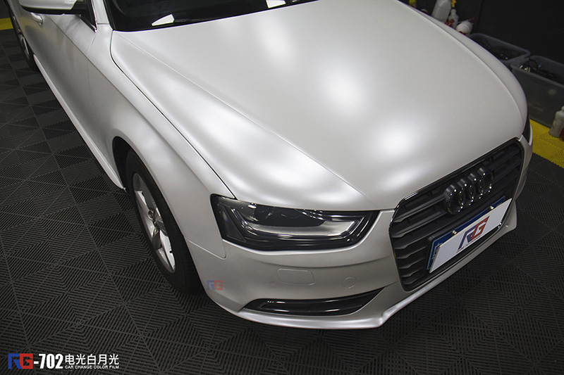 奧迪A4L汽車車身改色貼膜,奧迪汽車車身改色貼膜,英國(guó)RG瑞集汽車車身改色貼膜