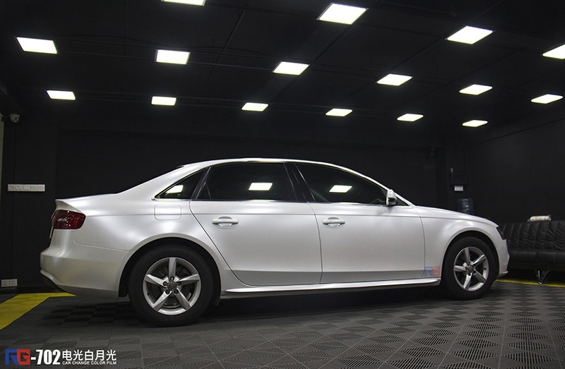 奧迪A4L汽車車身改色貼膜,奧迪汽車車身改色貼膜,英國(guó)RG瑞集汽車車身改色貼膜