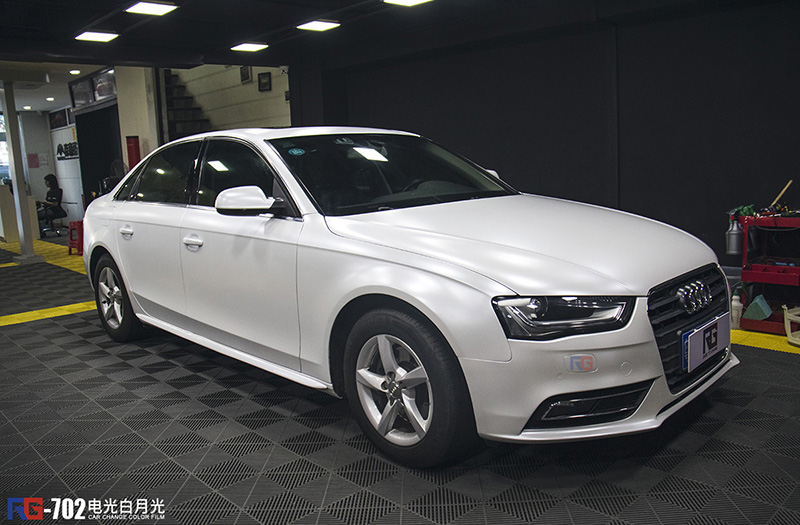 奧迪A4L汽車車身改色貼膜,奧迪汽車車身改色貼膜,英國(guó)RG瑞集汽車車身改色貼膜