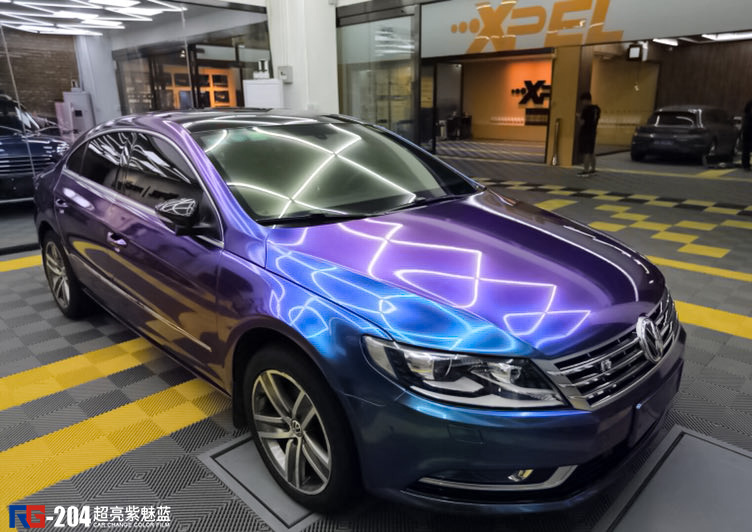 大眾汽車車身改色膜,汽車改色貼膜,汽車改色,RG汽車改色貼膜,車身改色貼膜