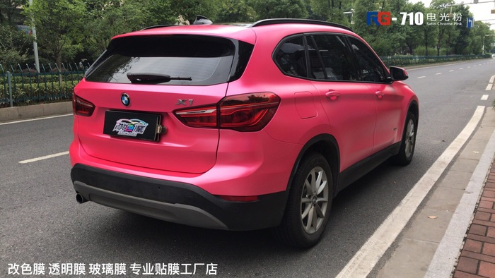 寶馬X1汽車改色,寶馬車身改色,汽車改色加盟,RG瑞集汽車改色貼膜,汽車改色培訓