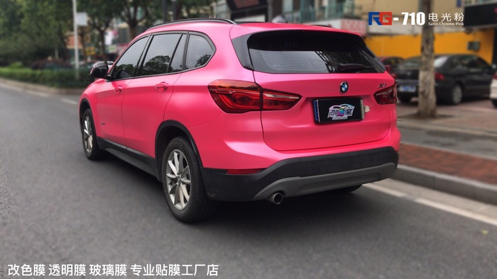 寶馬X1汽車改色,寶馬車身改色,汽車改色加盟,RG瑞集汽車改色貼膜,汽車改色培訓