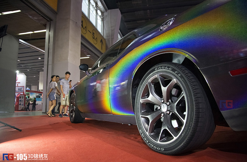 道奇汽車改色貼膜,汽車車身改色膜,RG瑞集車身改色膜,名車改色膜,汽車改色