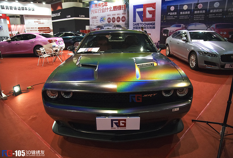 道奇汽車改色貼膜,汽車車身改色膜,RG瑞集車身改色膜,名車改色膜,汽車改色