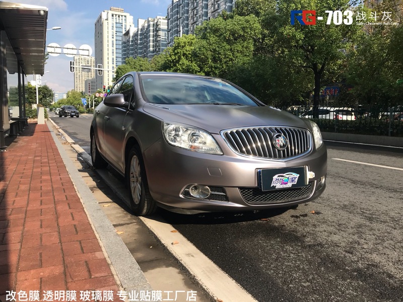 別克英朗汽車車身改色貼膜,別克汽車改色貼膜,英國RG瑞集汽車車身改色貼膜