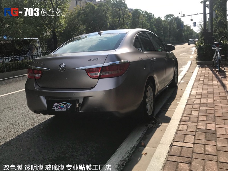 別克英朗汽車車身改色貼膜,別克汽車改色貼膜,英國RG瑞集汽車車身改色貼膜
