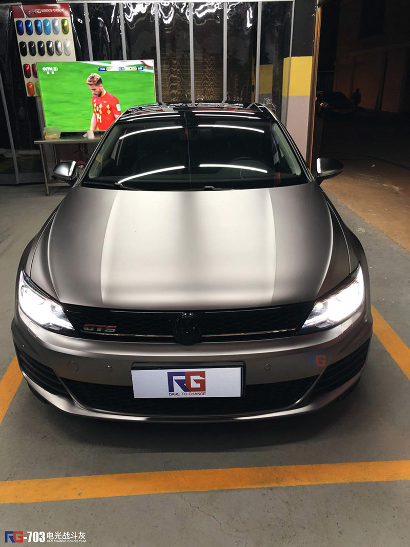 大眾凌度汽車車身改色貼膜,汽車車身改色貼膜,英國RG瑞集汽車車身改色貼膜