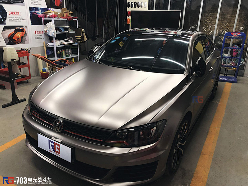 大眾凌度汽車車身改色貼膜,汽車車身改色貼膜,英國RG瑞集汽車車身改色貼膜