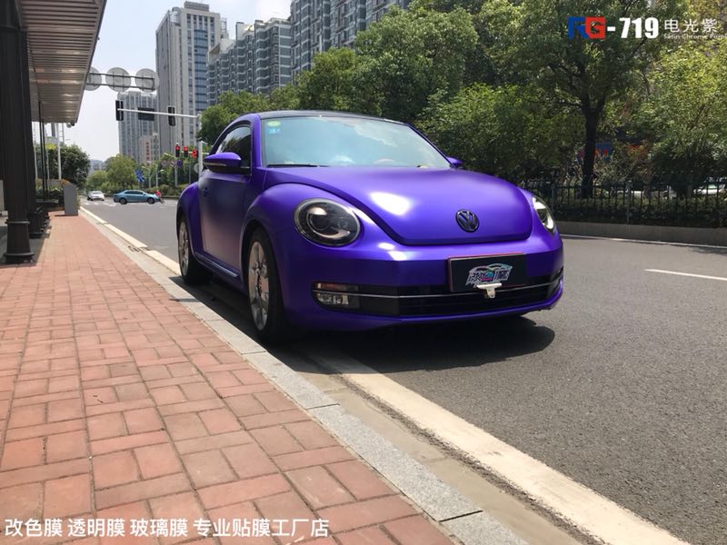 大眾甲殼蟲汽車改色,大眾車身改色,汽車改色加盟,RG瑞集汽車改色貼膜,汽車改色培訓(xùn)