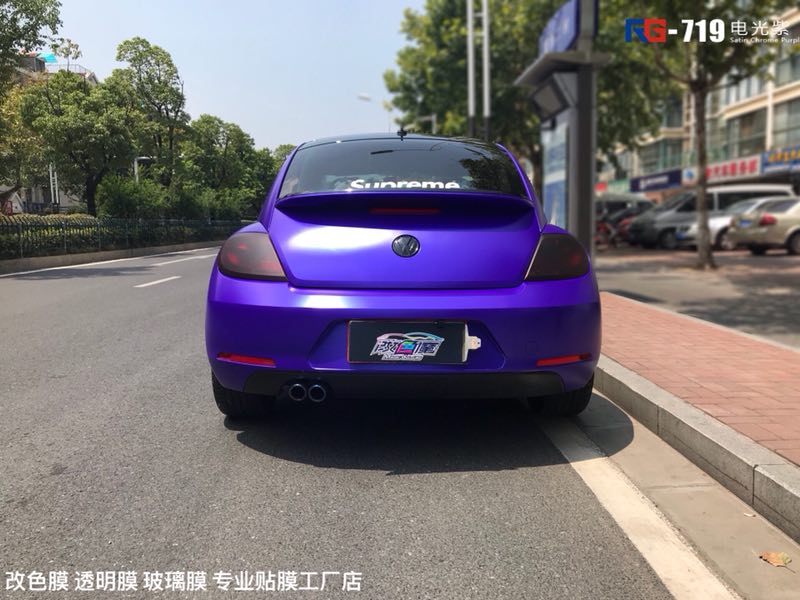 大眾甲殼蟲汽車改色,大眾車身改色,汽車改色加盟,RG瑞集汽車改色貼膜,汽車改色培訓(xùn)
