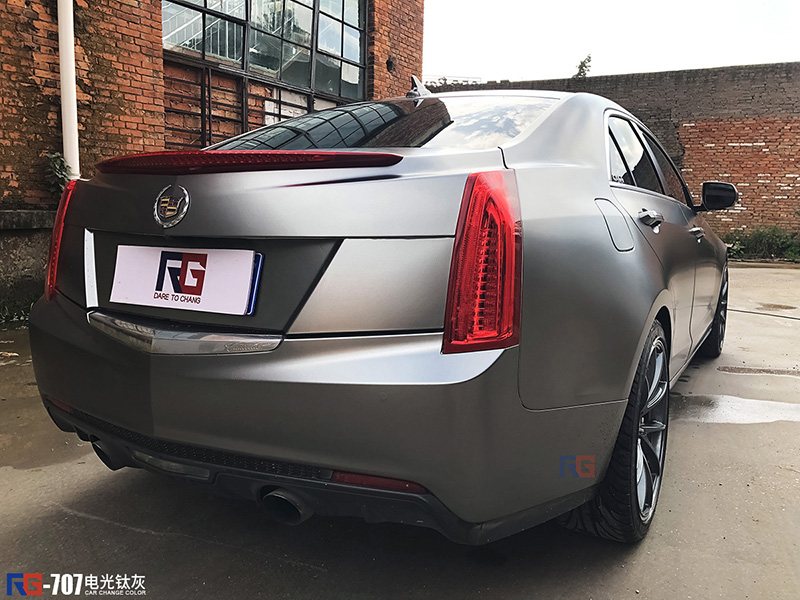 凱迪拉克ATS-L汽車車身改色貼膜,凱迪拉克汽車車身貼膜,英國RG瑞集汽車車身改色貼膜
