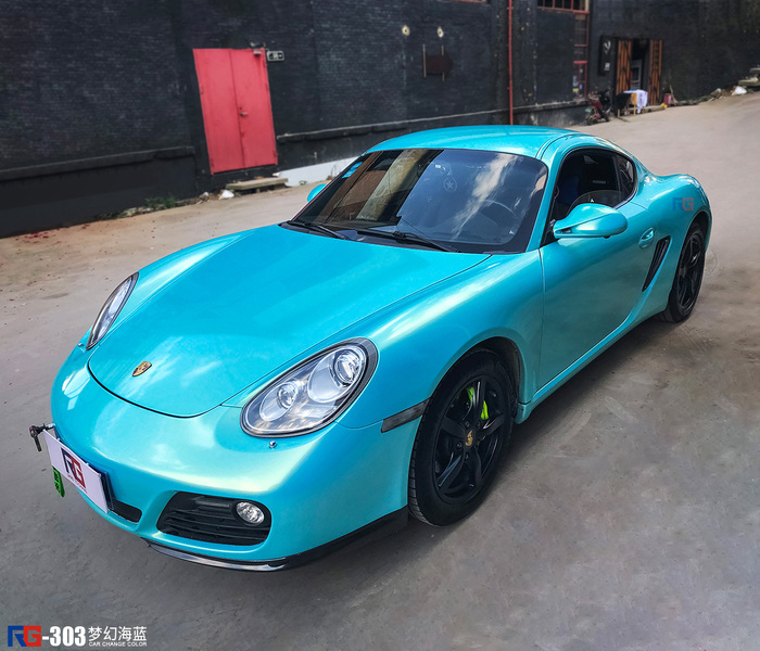 保時(shí)捷卡曼汽車改色,保時(shí)捷車身改色,汽車改色加盟,RG瑞集汽車改色膜,汽車改色培訓(xùn)