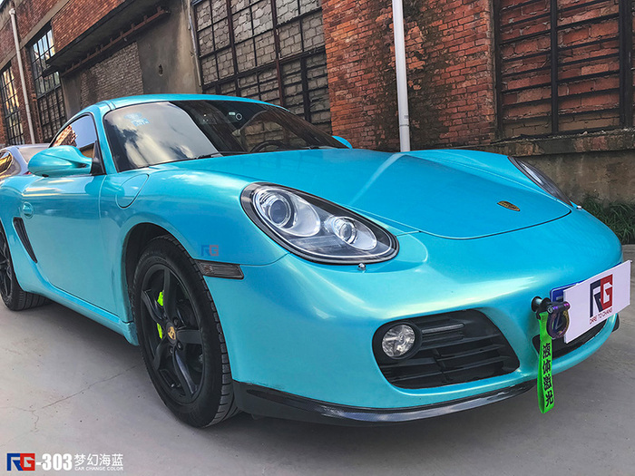 保時(shí)捷卡曼汽車改色,保時(shí)捷車身改色,汽車改色加盟,RG瑞集汽車改色膜,汽車改色培訓(xùn)